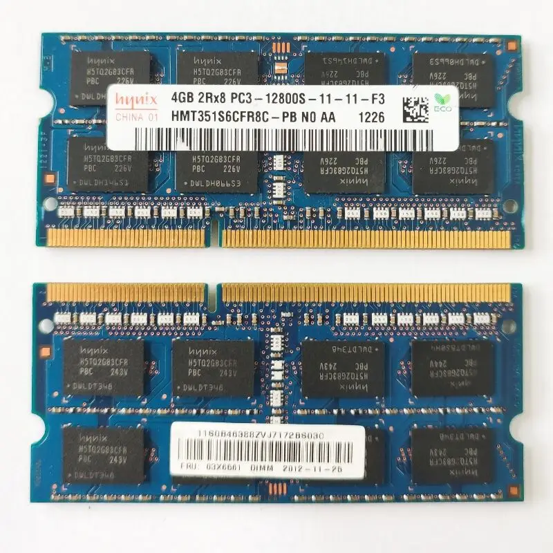 Description Picture 5 of itemHYNIX RAMS DDR3 4GB 1600MHz Laptop memory ddr3 4GB 2Rx8 PC3-12800S-11 Notebook memory 204pin 1.5v