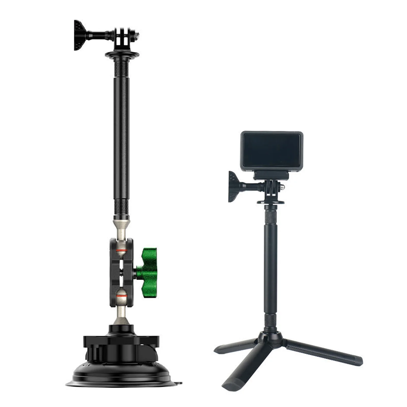 Selfie Stick Extension Pole 15cm Total Length 1/4 Inch Thread Comfortable Feel Tripod Extension Rod for SLR Cameras camera tripod camera tripod mount adapter