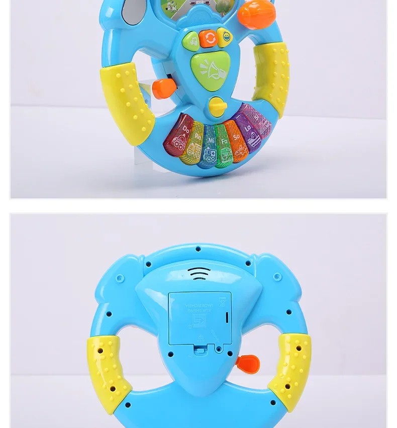 2023 Creative Simulated Toy Driving Steering Wheel Equipped with Lights, Music Various Driving Sounds Toys Kids Educational Toys 5