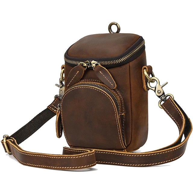 Uniqe Style Leather Shoulder Bag Crossbody Genuine Leather Men's