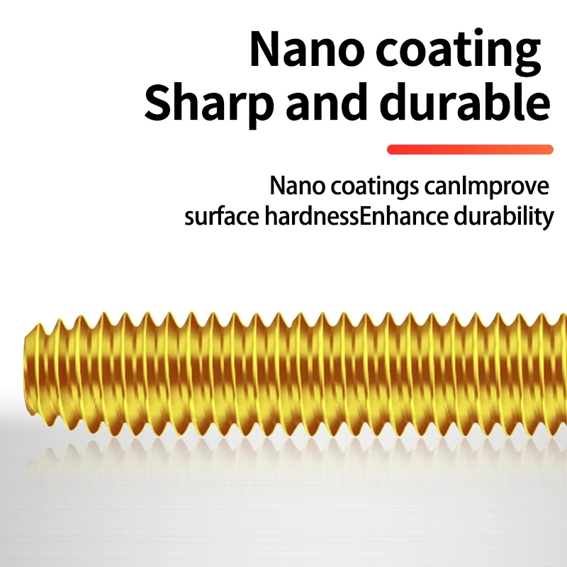 HSSE-M42 JIS Standard TIN Coating Roll Forming Tap UNC 2-56 4-40 6-32 10-24 12-24 1/4 3/8 Machine Sc