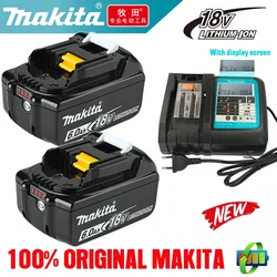 100% Original Makita 6Ah/5Ah/3Ah for Makita 18V Battery BL1830B BL1850B BL1850 BL1840 BL1860 BL1815 Replacement Lithium Battery