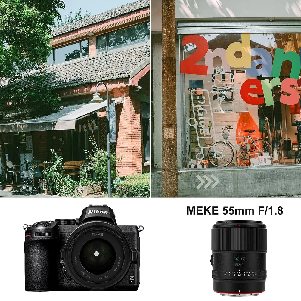 마이크 55mm f1.8 프로 풀프레임 오토 포커스 STM 렌즈 ( E/FE 마운트, Z-마운트 Z5 Z6, 후지필름 X-마운트 카메라 X-T3 XT2 호환)