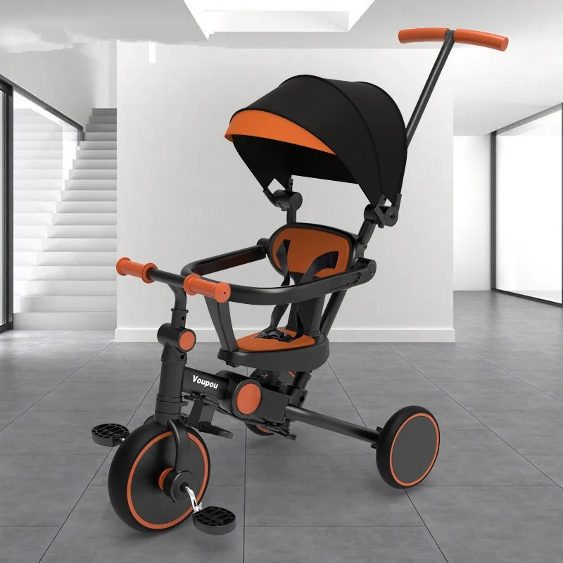 Children's tricycles, baby strollers, 1-3 years old, children's bicycles, three-in-one baby walking cart