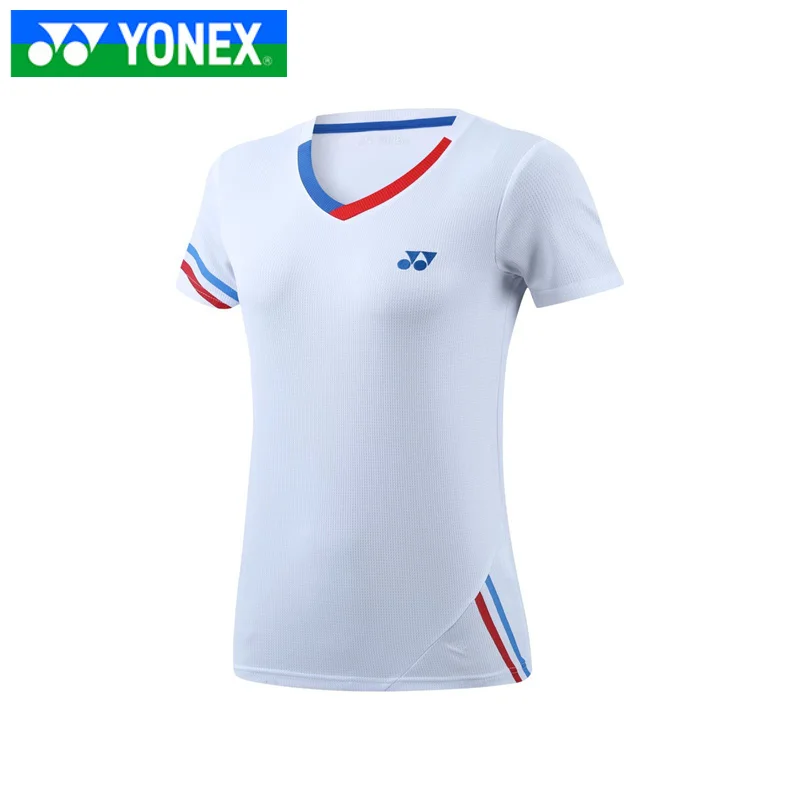 Yonex Women Sport Shorts 2 In 1 Quick-drying Short Sleeve T-shirt Double stretch pants Fitness running shorts