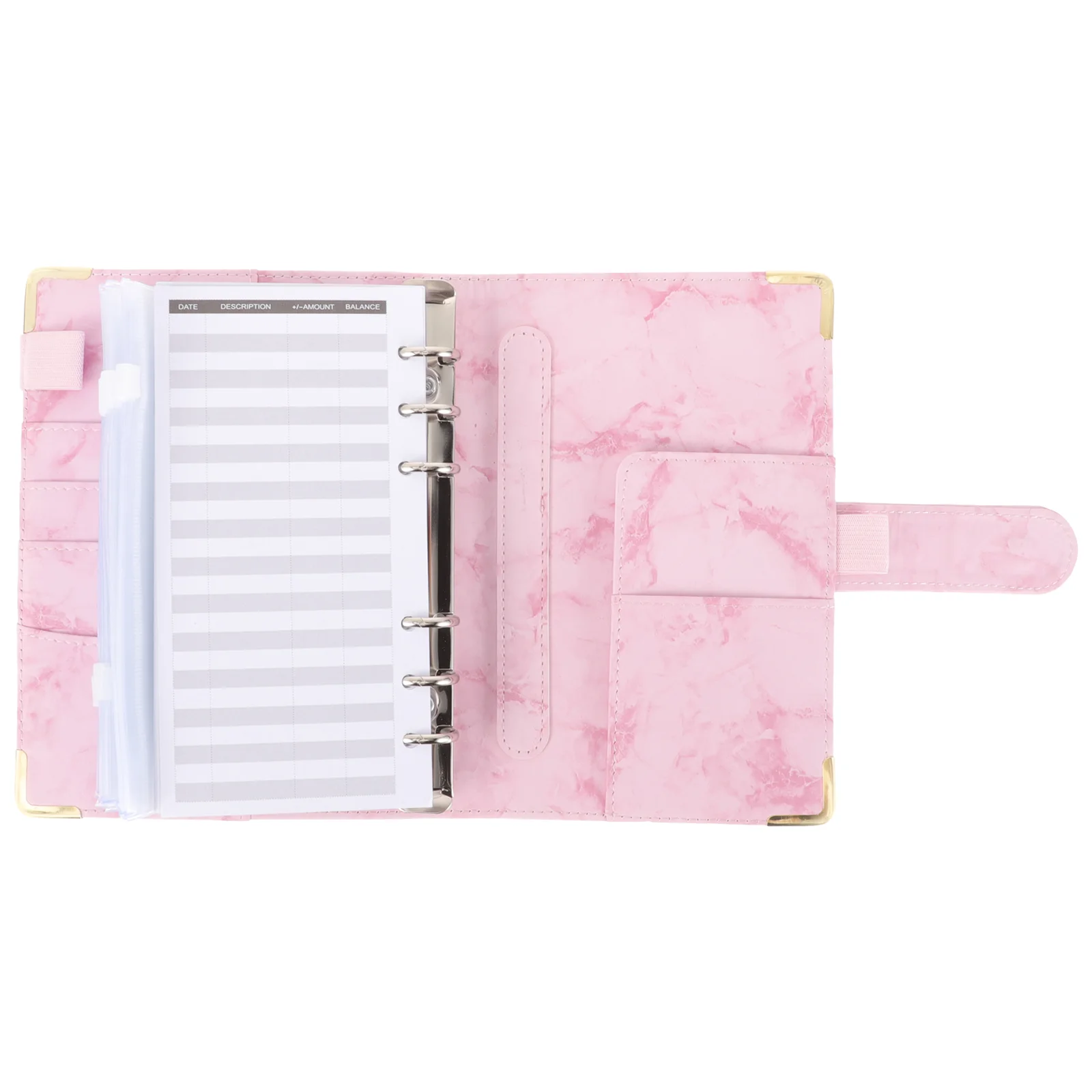 

Notebook Stickers Papers Planning Cash Zipper Envelopes Loose Leaf Budget Binder