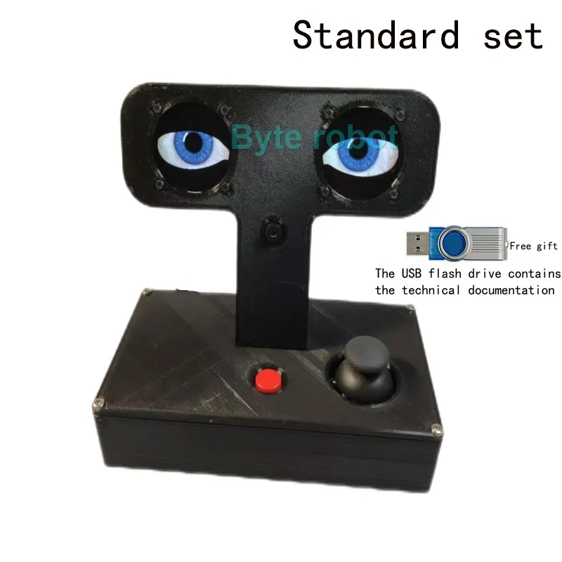 LCD 화면 바이오닉 로봇 눈 ESP32-CAM 카메라 다채로운 눈동자 아두이노 로봇 DIY 키트 ESP32 프로그래밍 가능 로봇 눈