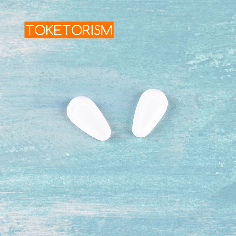 12 Paia Naselli Silicone Per Occhiali - Autoadesivi, Antiscivolo, Forma A D, Per Montature In Plastica - Foto 11