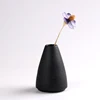 2024 New Black Ceramic Small Vase Home Decoration Crafts Tabletop Ornament Simplicity Japanese-style Decoration 2