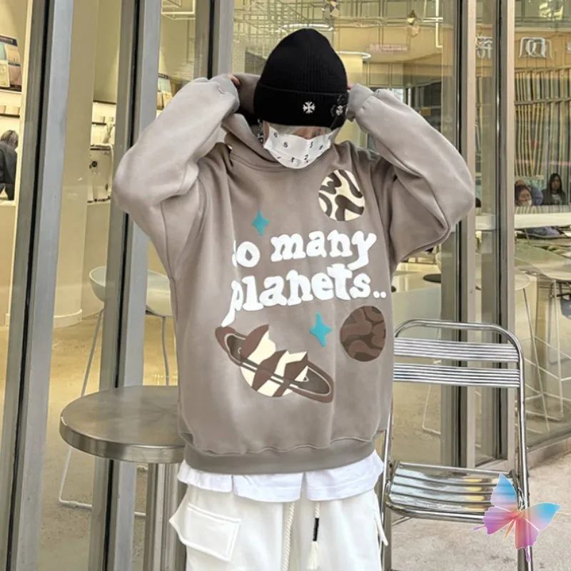 

Winter Kanye BROKEN PLANET Hoodies Foam HOW DO I FIND MINE Letter Print BP Pullover Oversize Men Women Sweatshirts Fast Shipping