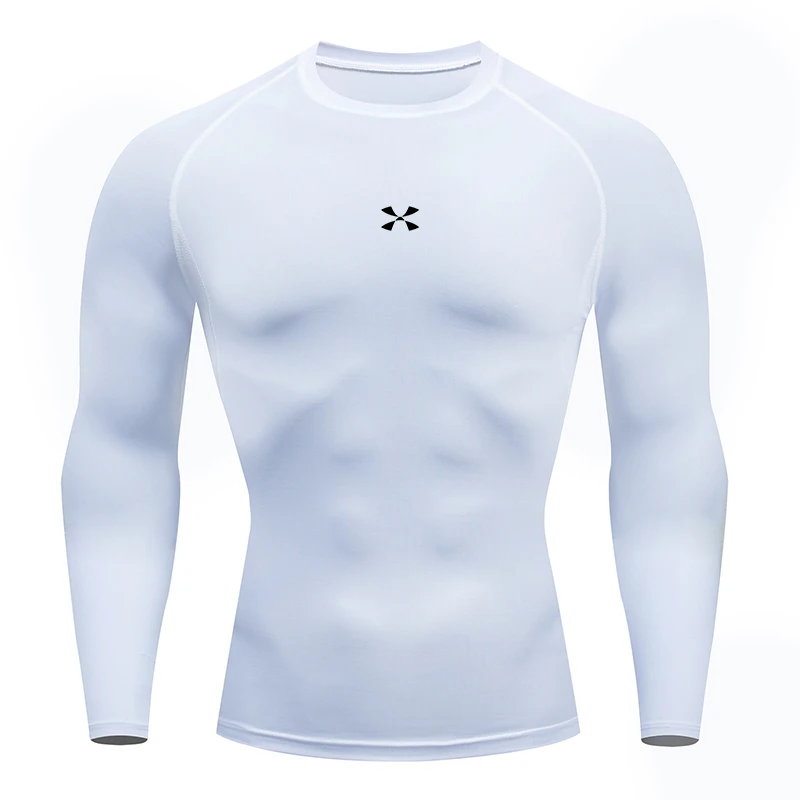 Compression T Shirt Men - Quick Dry Summer Sportswear Athletic Gym Top