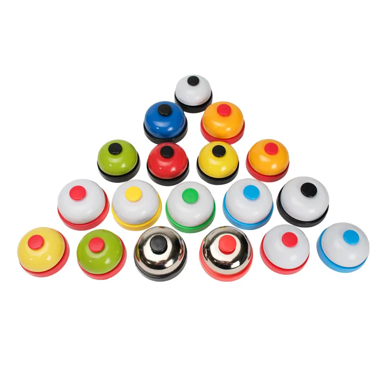 Baby Metal Ring Bell Sound Toy for Infant Auditory Stimulus Colorful