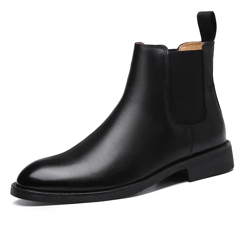 Men Chelsea Boots Retro Men Shoe AutumnWinter Classic