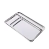 Stainless Steel Tray Rectangle Plate Kitchen Medical Organizer Baking Plate 1