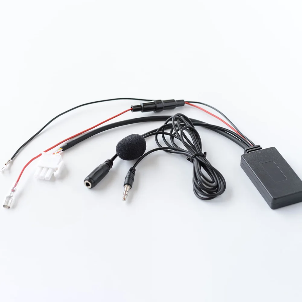 

Brand New Radio Stereo AUX Cable Adaptor ABS Plastic AUX Cable Adaptor MIC Audio Navi For Honda GL1800 2001-2014