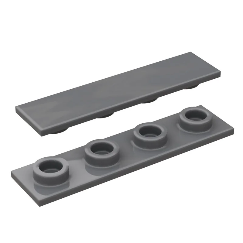 MOC 10PCS 특수 2431W 보드 1x4 빌딩 블록 키트 평면 얇은 플레이트 섀시 고정 벽돌 입자 DIY 장난감 어린이 키즈 선물