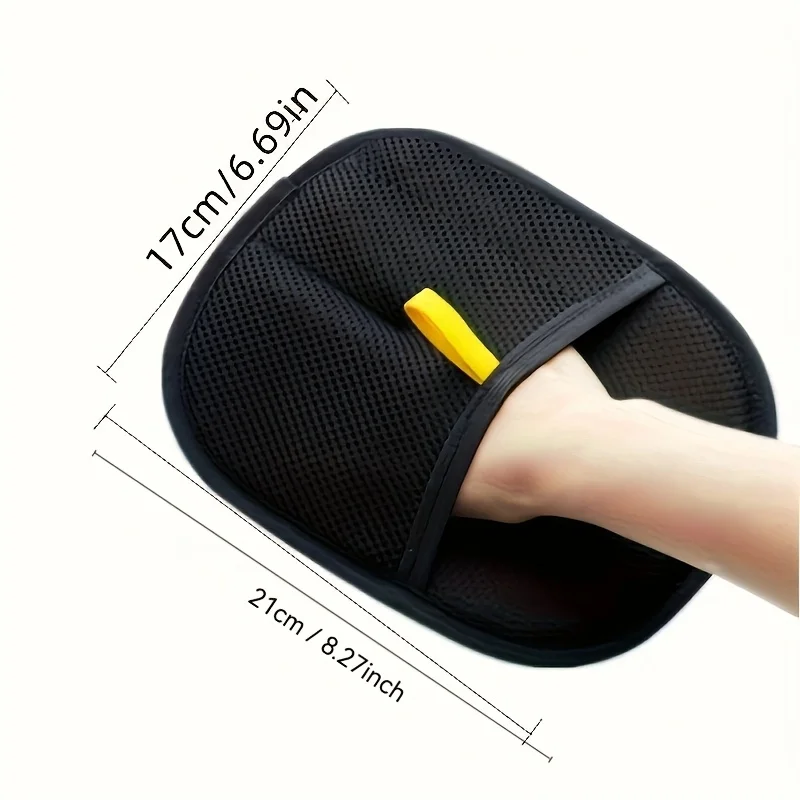 1pc Reusable Pet Hair Removal Glove, Double-Sided Brush for Cats & Dogs, Static Clothing Fur Lint Remover, Comfortable Living