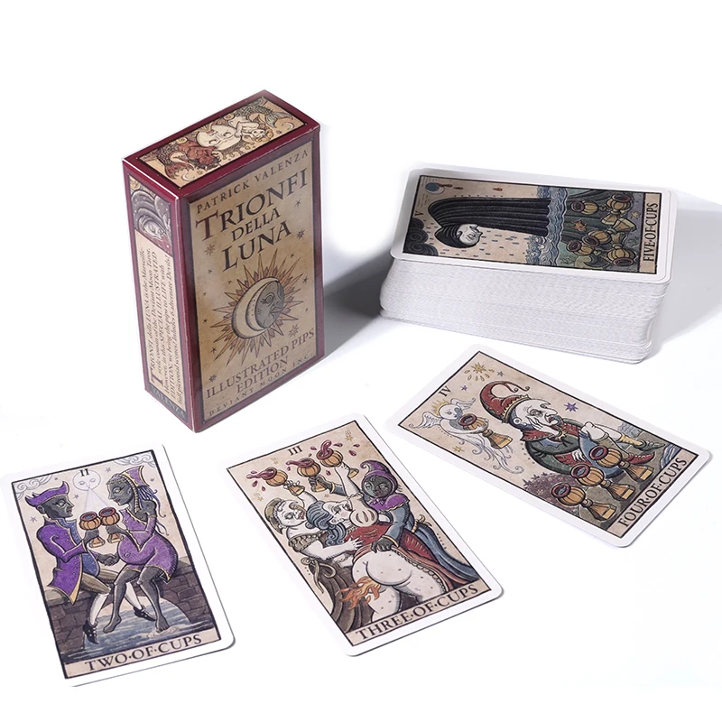 trionfi della luna tarot cartas de tarô originais para iniciantes ferramentas de adivinhação de para todas as habilidades