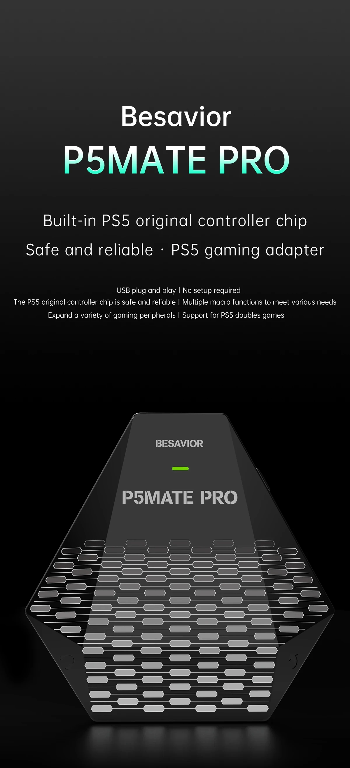 Besavior P5Mate Pro Converter Adapter Emulator for PS5 Game