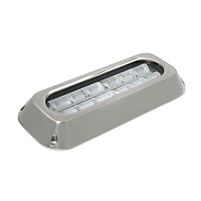 고출력 120W 블루 콜드 화이트 RGB RGBW 특수 각도 리모컨 방수 IP68 해양 요트 보트 수중 LED 해양 조명