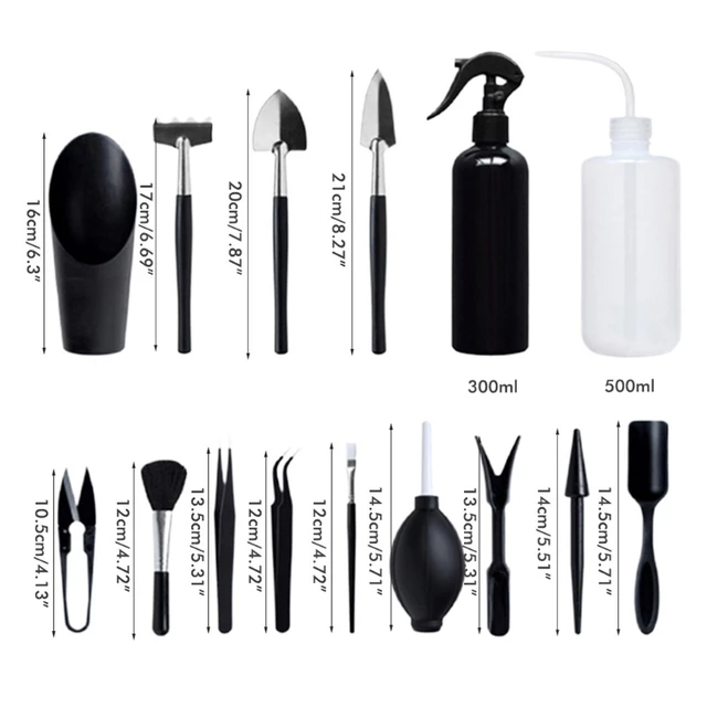 15Db Átültetési Eszközök Miniatűr Ültetési Zamatos Növények Szerszámok Mini Kerti Kézi Készlet Kertészeti Szerszámkészlet - Image 6