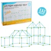 32PC children's building castle assembly toy DIY tent castle bead insertion educational toy 2
