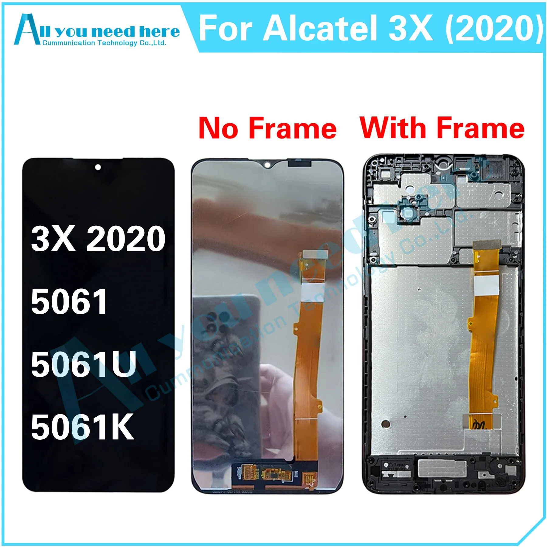 

100% тест для Alcatel 3X (2020) 5061 5061U 5061K ЖК-дисплей