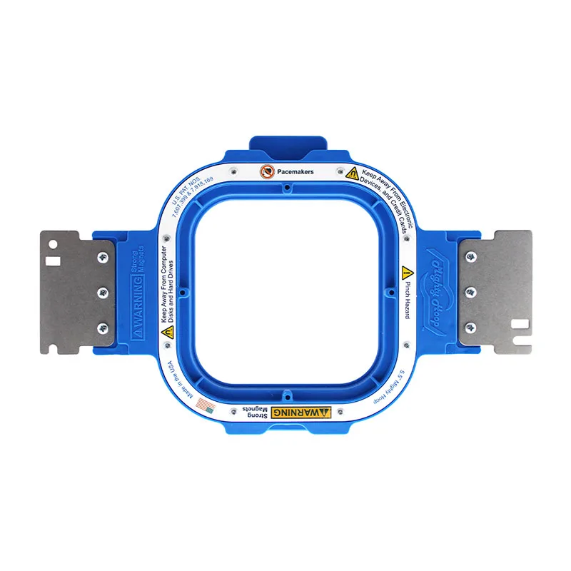 

HoopMaster Mighty Hoop For JANOME Embroidery Machines Magnetic Hoops Blue&White Color Embroidery Frame Free shipping For USA