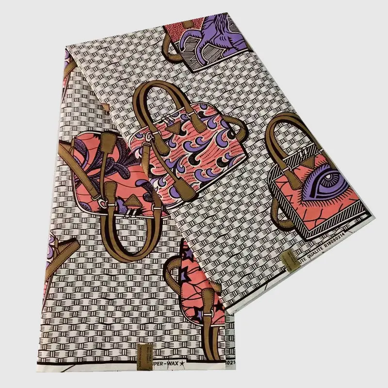 Ankara wax fabric cotton textile 100% african wax fabric clothing fabric