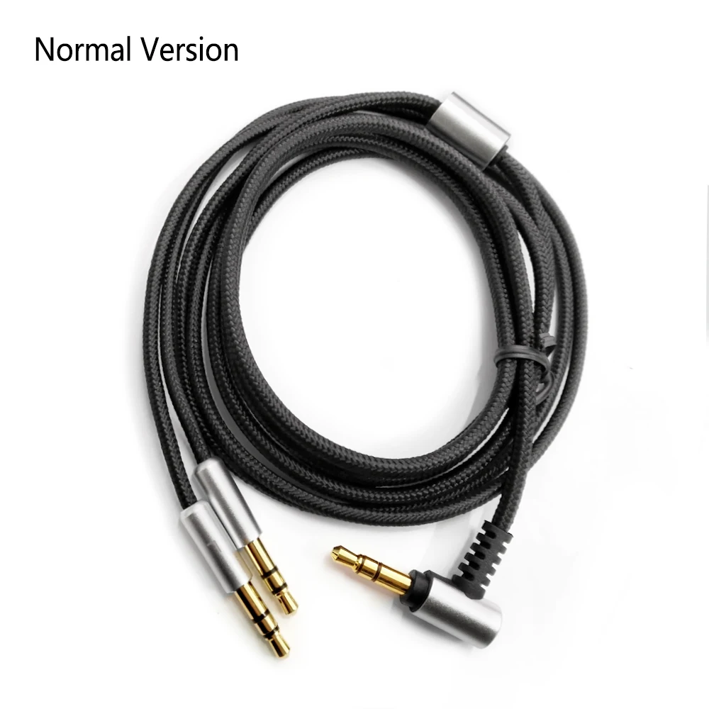 Nylon Braided Replacement Audio Cable With Volume Control for DENON AH-D7100 D7200 D600 D9200 D5200 Meze 99 Classics