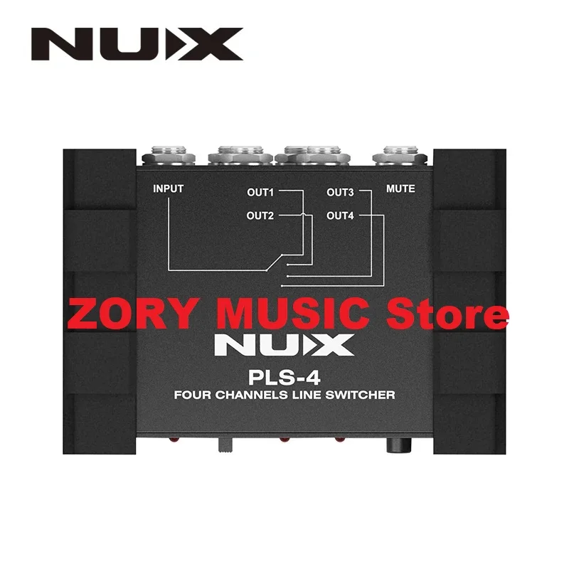 

NUX Pro-Audio PLS-4 четырехканальный линейный переключатель шумовых ворот True Bypass Switch 6 устройств с более чем 128 предустановленными