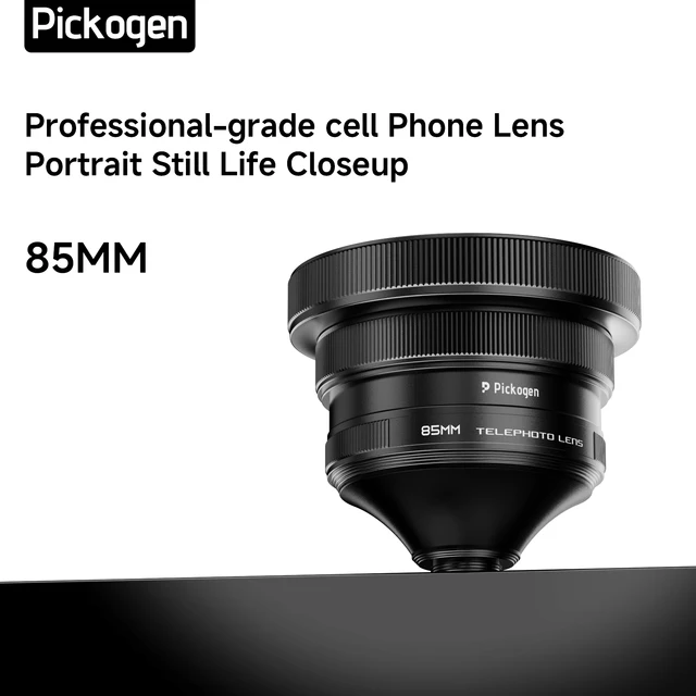 PICKOGEN 85mm Telephoto Phone Lens Professional Portrait Photography Background Bokeh Effect 2.2X Magnification For iPhone 1