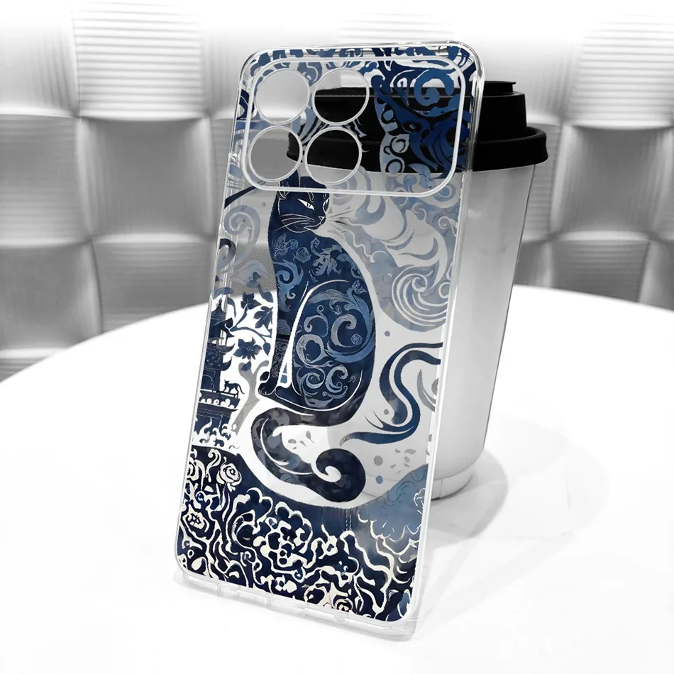 New Simple Style Transparent TPU Soft Silicone Phone Case
