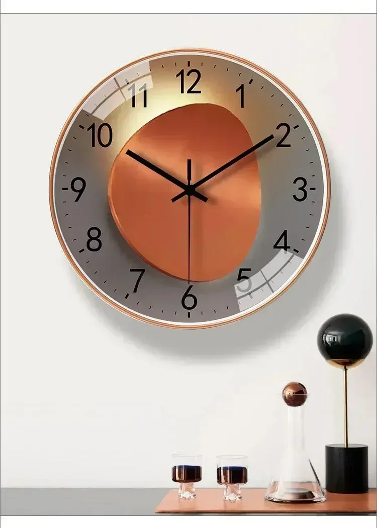 Silent Battery Operated Wall Clock - Non-Ticking Decor for Home  Office