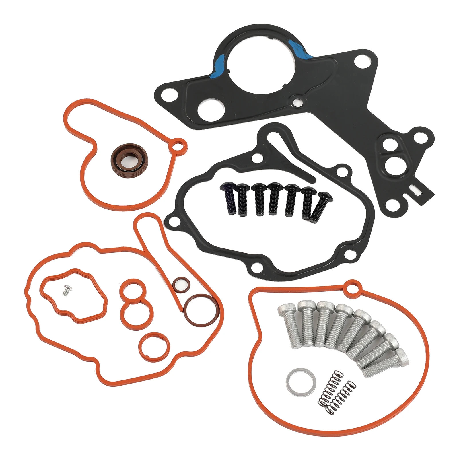 Rubber Seal Gaskets Washer Gasket Kit Engine Gasket Kit Replacement Gasket Set Vacuum Tandem Fuel Pump Gasket Seal Repair Kit 038145209A For Audi A4 A6 VW Bora Caddy Golf Passat Touran 1.9 2.0 TDI 2001-2010
