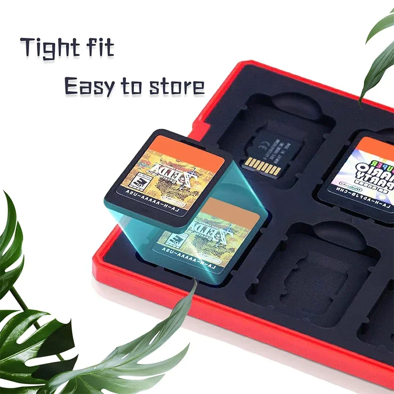 BANGSHE 12 in 1 Portable Box Compatible with Nintendo Switch Game Card Storage Hard Case Holder Box For Switch Oled Accessories