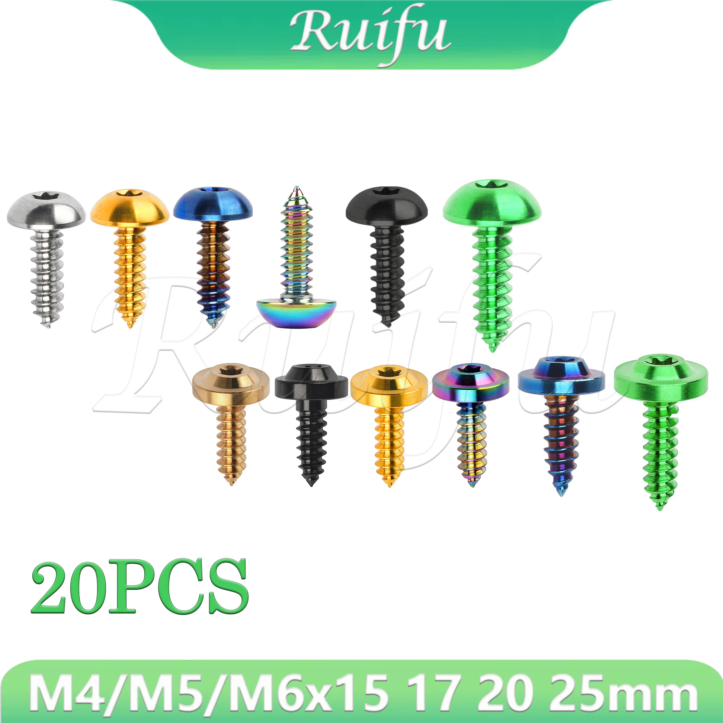Ruifu Schraubenset Für Wasserflaschenhalter – Titanlegierung, M5, Verschiedene Längen (8, 10, 12 Mm), 4 Stück, Extrem Leicht & Korrosionsbeständig Ruifu Schraubenset Für Wasserflaschenhalter – Titanlegierung, M5, Verschiedene Längen (8, 10, 12 Mm), 4 Stück, Extrem Leicht & Korrosionsbeständig