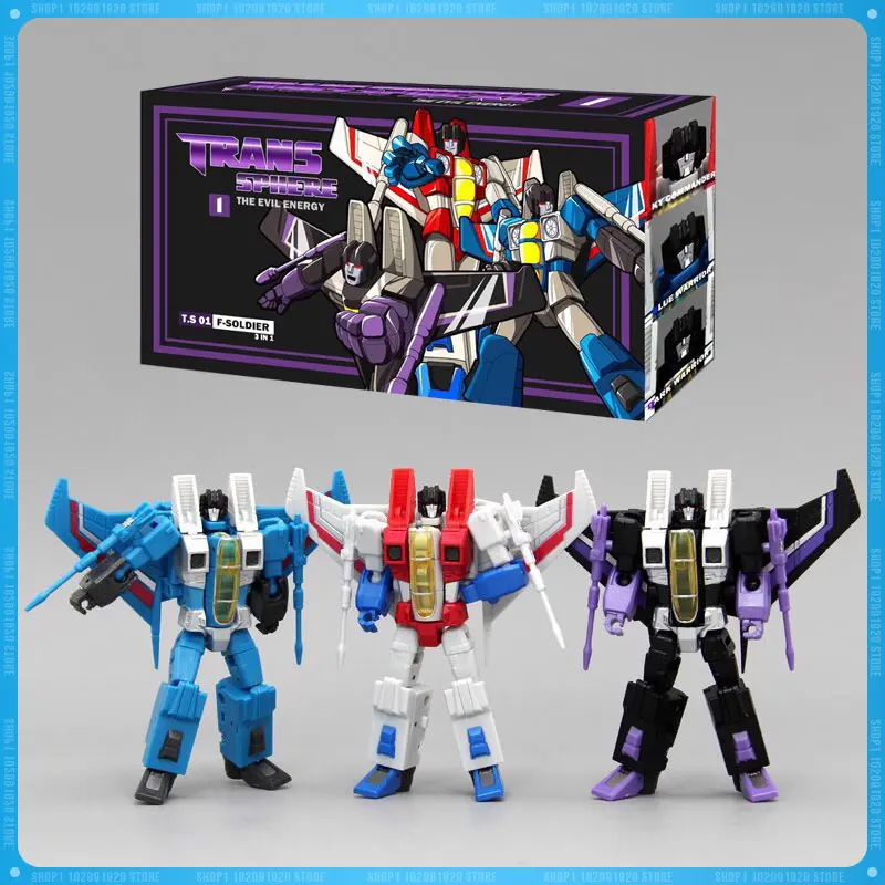 

Transformation Pocket Pt Pt-F15 Pt F15 Starscream Skywarp Thundercracker Ko Mp Action Figure Robot Collection Model Toys Gifts