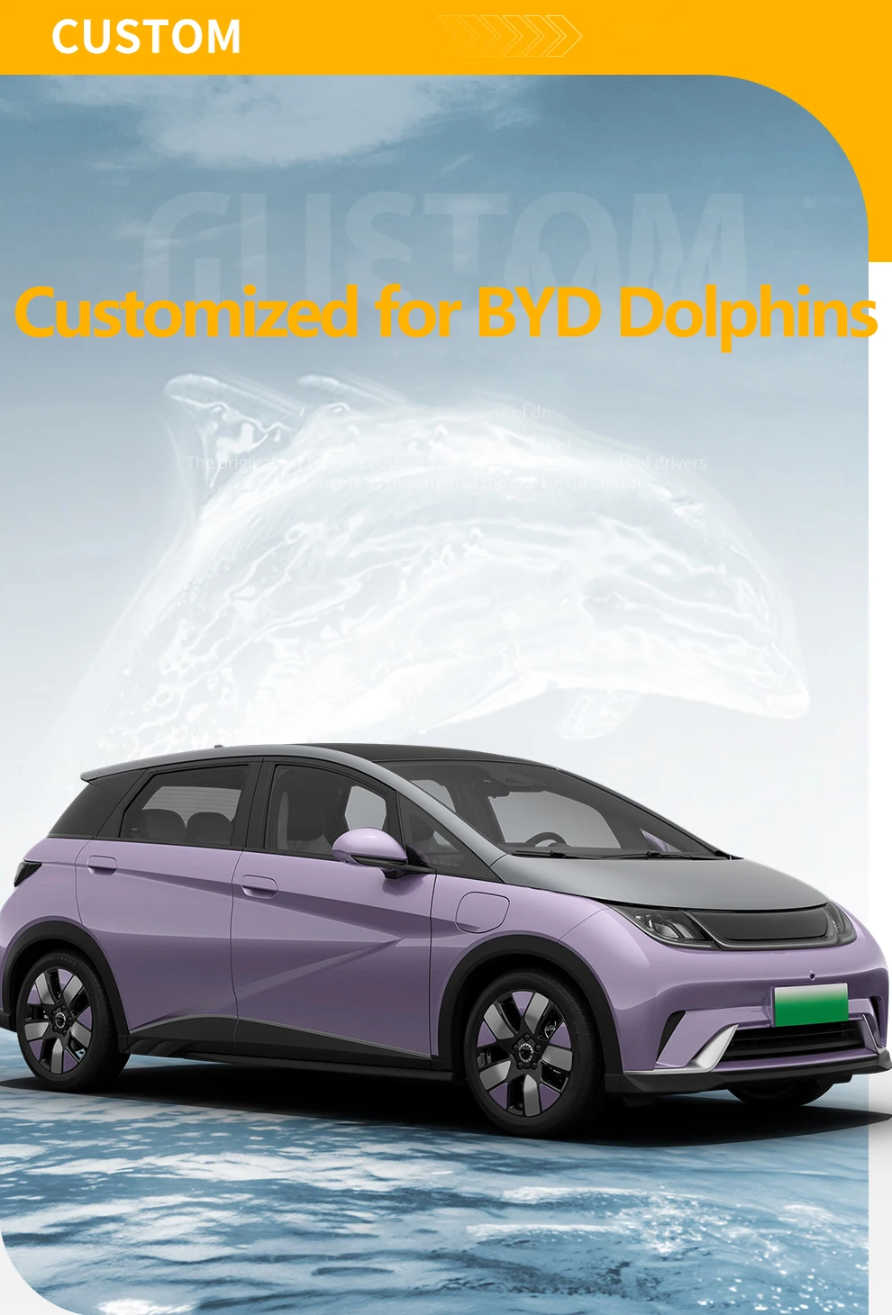 Custom Full Set Luxury Car Seat Covers For BYD Dolphin 2021 2022 2023 Auto Leather Interior Accessories Styling