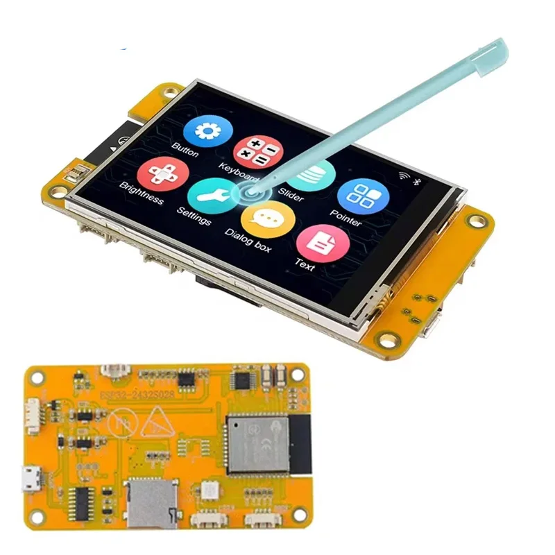 1PCS/2PCS/4PCS 2.8 ''ESP32 ESP32-2432S028R 드라이버 디스플레이 모듈 보드 ILI9341 모듈 DIY 부품이있는 저항 막 터치 스크린 TFT
