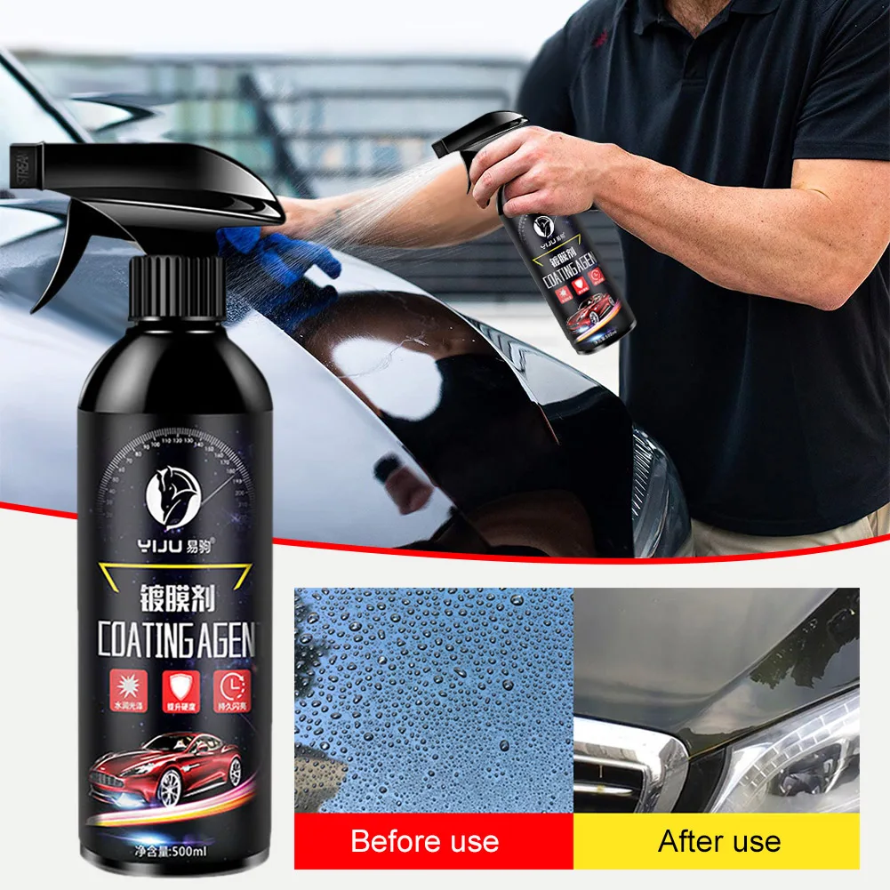 

500ML Ceramic Nano Coating Auto Scratch Removal Spray Repair Polish Liquid Coatin Nano Glass Plated Crystal Car Polish