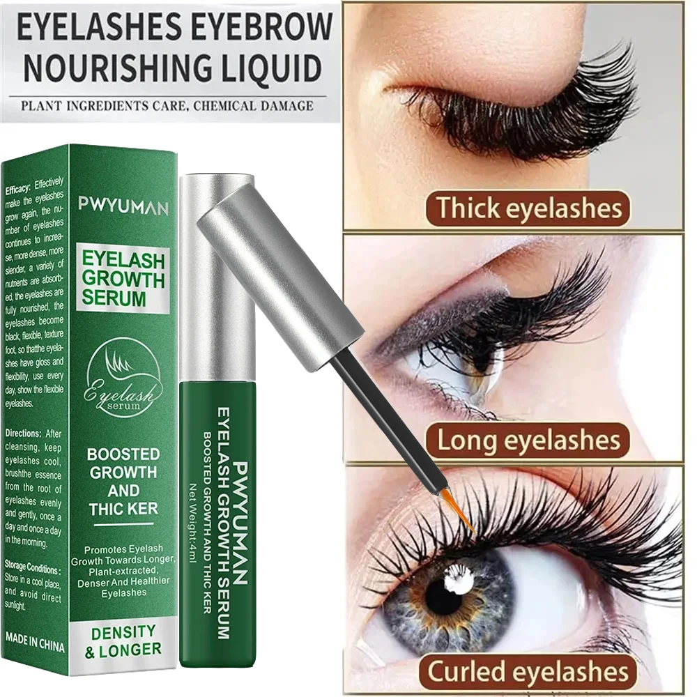 Eyelash Growth Serum, Fast 7 Day Natural Eyelash Eyebrow Enhancer, Longer Fuller Thicker Lashes Treatment, Eye Care Makeup