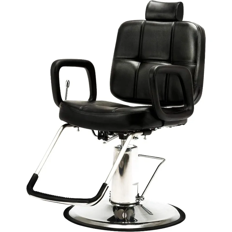 Artist hand Hydraulic Recline Barber Chair Salon Chair for Hair Stylist Heavy Duty Tattoo Chair Shampoo Beauty Salon Equipment adjustable barber chair luxury hairdressing shampoo recliner tattoo barber chair high styling silla barberia beauty furniture