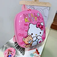 Disney Cartoon Spiderman Boys Children's Backpack Sofia School Bag  Cute Kitty Girl Baby Backpack Cartoon Egg Shell Bags 3