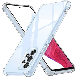 Durable Clear Shockproof Phone Case - Transparent Protective Cover - A52 4G 5G (Clear)