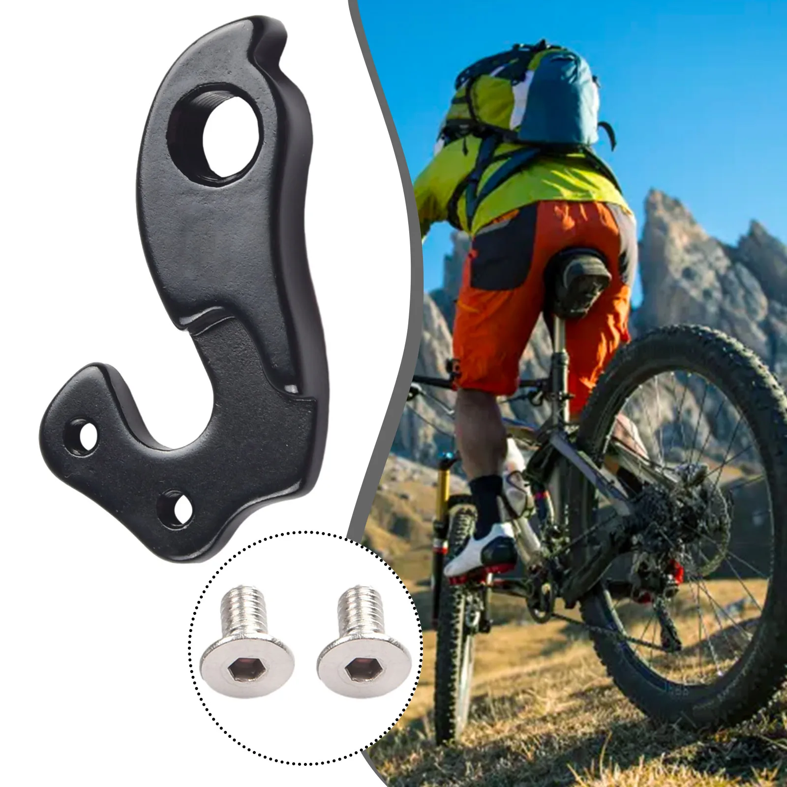 

Aluminum Alloy Bicycle Derailleur Hanger Hook Rear Gear Accessories Easy Installation Bike Accessories For -Ghost Part