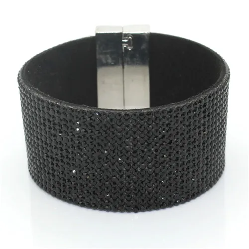 XQNI Bunte Kristall Armband Armreifen Strass Breite Wrap Charme Frauen Nation Flagge Armband Manschette Armband Armband Schmuck – Detail 16
