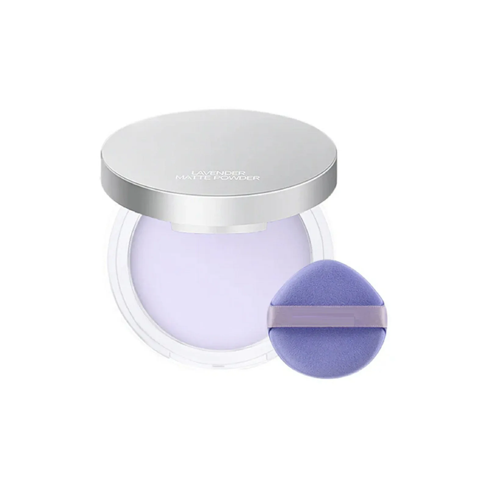 Lavender Powder With Powder Puff Lavender Powder Oil Control Lavender For Silky Blurring Oil Control