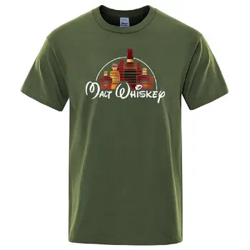 Men's T-shirt 100% Cotton Funny Malt Whiskey