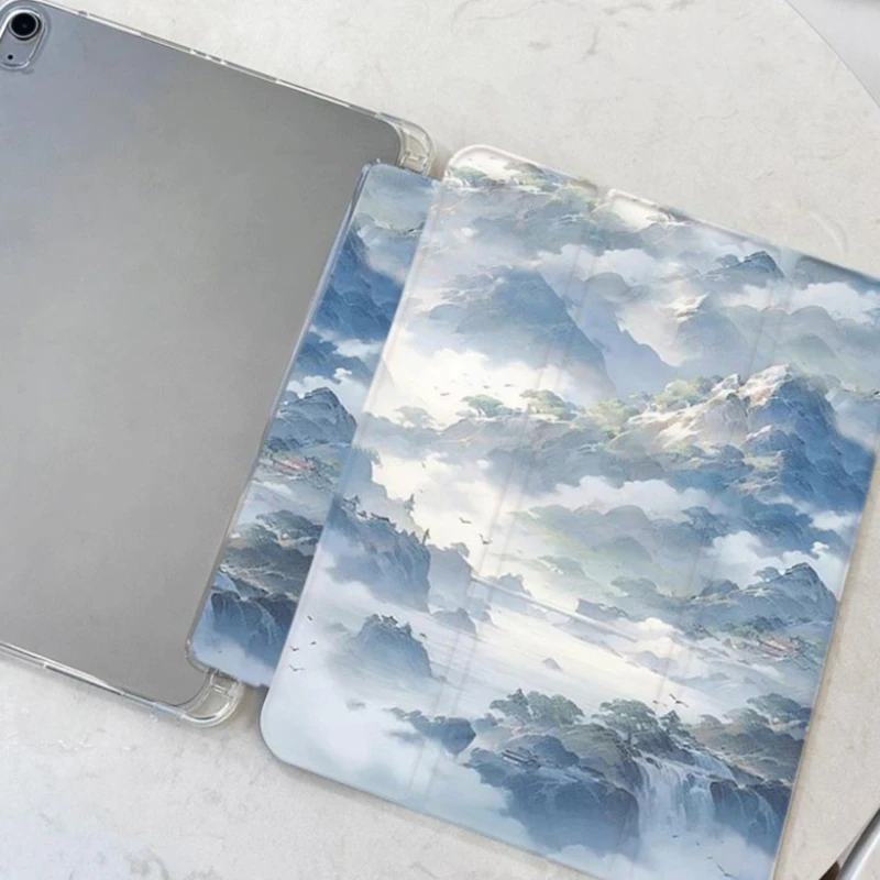 Landscape Painting Tablet Case Cover